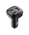 Acefast car charger 66W 2x USB Type C / USB, PPS, Power Delivery, Quick Charge 4.0, AFC, FCP, SCP black (B3 black)