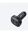 Acefast car charger 66W 2x USB Type C / USB, PPS, Power Delivery, Quick Charge 4.0, AFC, FCP, SCP black (B3 black)