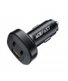 Acefast car charger 66W 2x USB Type C / USB, PPS, Power Delivery, Quick Charge 4.0, AFC, FCP, SCP black (B3 black)