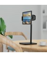 Acefast telescopic phone and tablet holder (135-230mm wide) for the desk 360 ° black (E4 black)