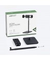 Acefast telescopic phone and tablet holder (135-230mm wide) for the desk 360 ° black (E4 black)