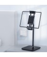 Acefast telescopic phone and tablet holder (135-230mm wide) for the desk 360 ° black (E4 black)