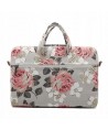 Canvaslife Briefcase 15-16'' Laptop Bag - Navy Blue and White