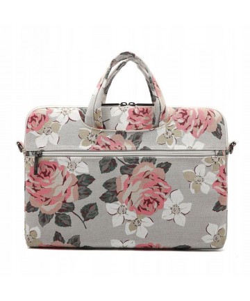 Canvaslife Briefcase Laptop Bag 15-16'' - Navy Blue/Pink