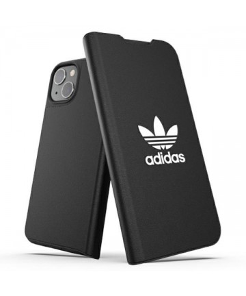 Adidas OR Booklet Case BASIC iPhone 13 6,1" czarno biały/black white 47086