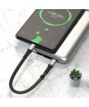 Dudao L10C USB-C - USB-C PD cable 100W 5A 0.23m - black