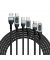 Dudao USB Type C - Lightning cable fast charging PD 20W 1m black (L7MaxL)