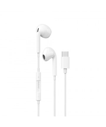 Dudao in-ear headphones with USB Type-C connector white (X14PROT)