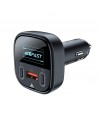 Acefast car charger 101W 2x USB Type C / USB, PPS, Power Delivery, Quick Charge 4.0, AFC, FCP black (B5)