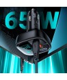 Acefast car charger 101W 2x USB Type C / USB, PPS, Power Delivery, Quick Charge 4.0, AFC, FCP black (B5)