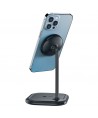 Acefast 15W Qi Wireless Charger for iPhone (with MagSafe) and Apple AirPods Stand Holder Magnetic Holder Gray (E6 gray)