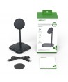 Acefast 15W Qi Wireless Charger for iPhone (with MagSafe) and Apple AirPods Stand Holder Magnetic Holder Gray (E6 gray)