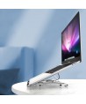 Choetech stand multifunctional station for laptop PD / USB-C HDMI (4K / 30Hz) / 2xUSB-A / 1xUSB-C / 1xSD / 1xTF black (HUB-M43)