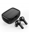 Choetech TWS wireless headphones with solar panel black (BH-T09)