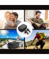 Choetech TWS wireless headphones with solar panel black (BH-T09)