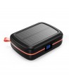 Choetech TWS wireless headphones waterproof with solar panel and built-in 2500mAh powerbank black (BH-T05)