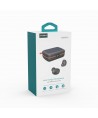 Choetech TWS wireless headphones waterproof with solar panel and built-in 2500mAh powerbank black (BH-T05)