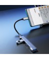 Dudao HUB 4in1 USB-C - 4x USB-A (3 x USB2.0 / USB3.0) 6.3cm black (A16T)