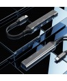 Dudao HUB 4in1 USB-C - 4x USB-A (3 x USB2.0 / USB3.0) 6.3cm black (A16T)
