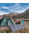 Choetech SC010 solar tourist charger, foldable, 160W - black