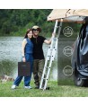 Choetech SC009-V2 solar foldable charger 100W USB-C / 2x USB-A PD QC - black