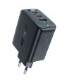 Acefast fast charger GaN (2xUSB-C / USB-A) PPS / PD / QC4+ 65W black (A41)