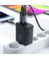 Acefast fast charger GaN (2xUSB-C / USB-A) PPS / PD / QC4+ 65W black (A41)