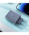 Acefast GaN charger 65W 3 ports (1xUSB, 2xUSB C) green (A45)