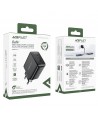 Fast charger GaN 35W PD 2x USB C Acefast A49 - black
