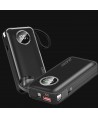 Dudao powerbank 10000mAh 1xUSB-A / 1xUSB-C 22.5W with built-in cable 1xLightning / 1xUSB-C black (K15sB)