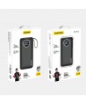 Dudao powerbank 10000mAh 1xUSB-A / 1xUSB-C 22.5W with built-in cable 1xLightning / 1xUSB-C black (K15sB)