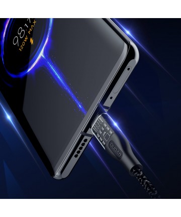Dudao L22C USB-C - USB-C cable 120W 1m - gray