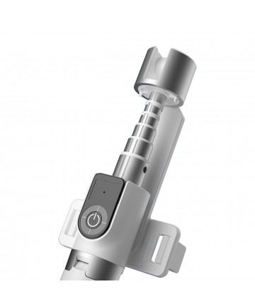 Selfie stick / telescopic pole with tripod Dudao F18W - white