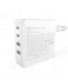 GaN 100W fast wall charger 2 x USB-C / 2 x USB Dudao A100EU - white