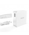 GaN 100W fast wall charger 2 x USB-C / 2 x USB Dudao A100EU - white
