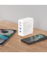 GaN 100W fast wall charger 2 x USB-C / 2 x USB Dudao A100EU - white