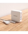 GaN 100W fast wall charger 2 x USB-C / 2 x USB Dudao A100EU - white