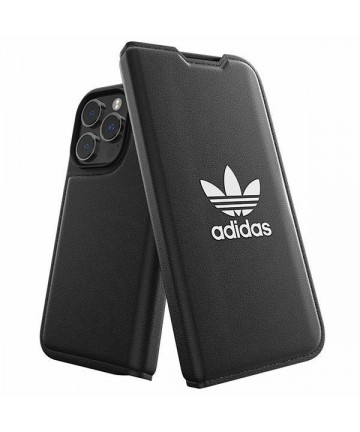 Adidas OR Booklet Case BASIC iPhone 14 Pro 6.1" black/black white 50182