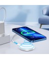 MagSafe Choetech T603-F inductive charger with holder - white