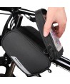Wozinsky frame bike bag + detachable phone cover up to 6.5 "1.5l black (WBB7BK)