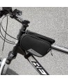 Wozinsky frame bike bag + detachable phone cover up to 6.5 "1.5l black (WBB7BK)
