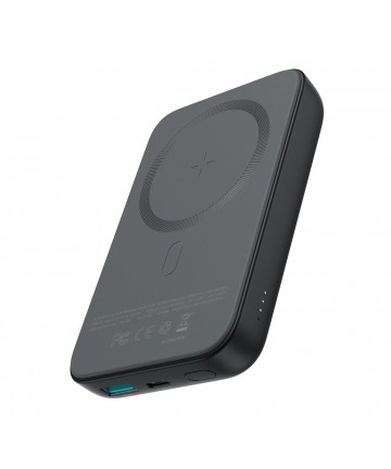 Joyroom JR-W020 20W 10000mAh MagSafe Power Bank + USB-C - USB-C 0.25m Cable - Black