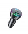 Joyroom 70W car charger with 3 ports: USB, 2 x USB C black (JR-CL26)