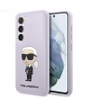 Karl Lagerfeld KLHCS23MSNIKBCU S23+ S916 hardcase purple/purple Silicone Ikonik