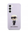 Karl Lagerfeld KLHCS23MSNIKBCU S23+ S916 hardcase purple/purple Silicone Ikonik