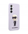 Karl Lagerfeld KLHCS23MSNIKBCU S23+ S916 hardcase purple/purple Silicone Ikonik