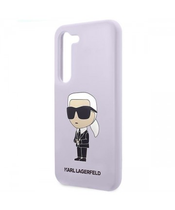 Karl Lagerfeld KLHCS23MSNIKBCU S23+ S916 hardcase purple/purple Silicone Ikonik