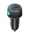 60W USB-C USB-A car charger Joyroom JR-CCN01 - black