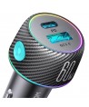 60W USB-C USB-A car charger Joyroom JR-CCN01 - black