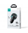 60W USB-C USB-A car charger Joyroom JR-CCN01 - black